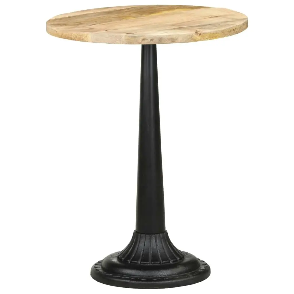 Bistro Table Ø60x76 cm Rough Mango Wood 321093