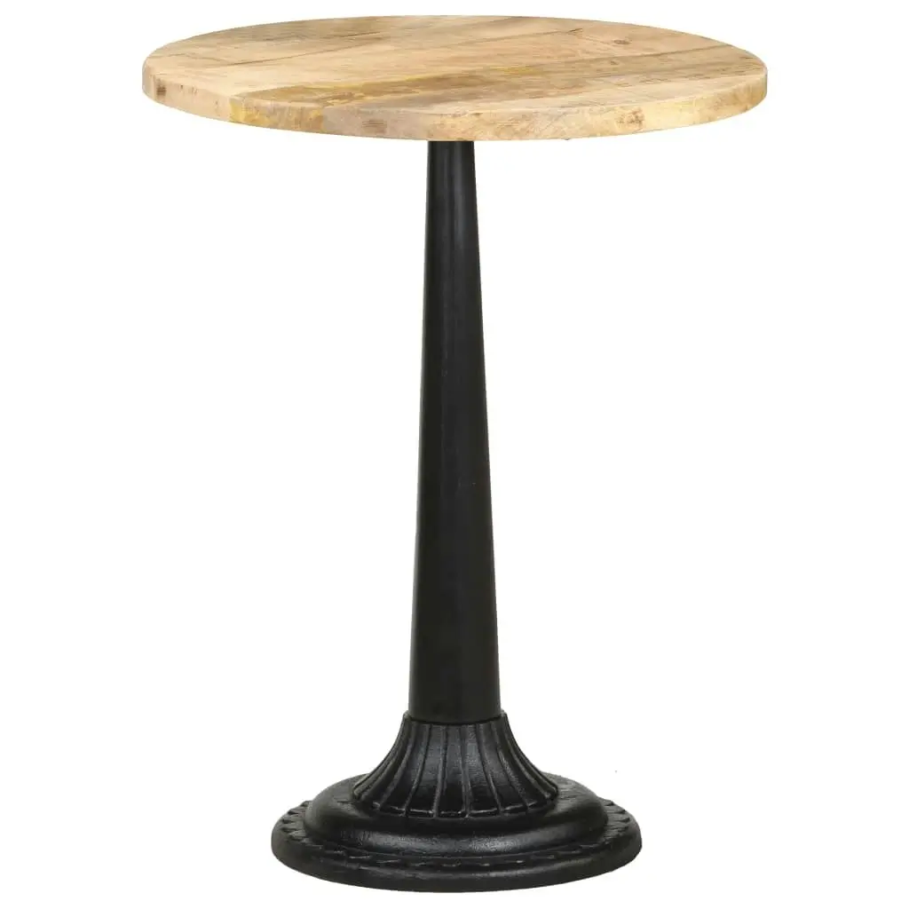 Bistro Table Ø60x76 cm Rough Mango Wood 321093