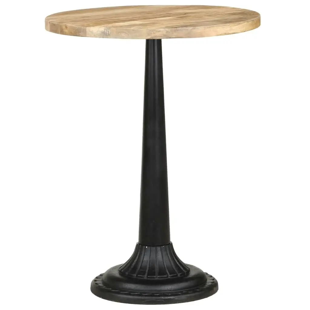 Bistro Table Ø60x76 cm Rough Mango Wood 321093