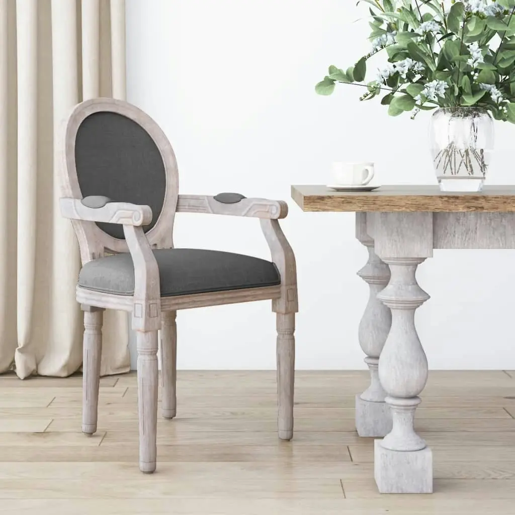 Dining Chair Dark Grey 54x56x96.5 cm Fabric 344481