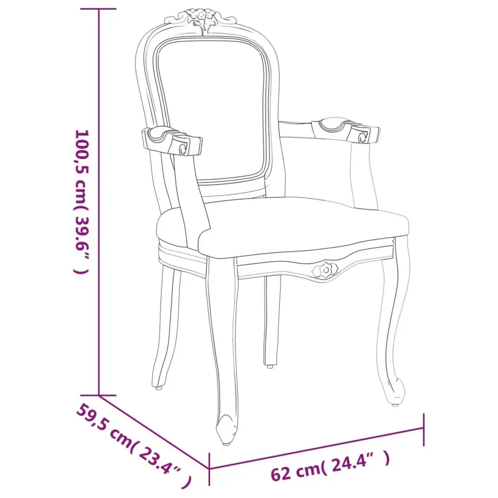 Dining Chairs 2 pcs 62x59.5x100.5 cm Linen 344464