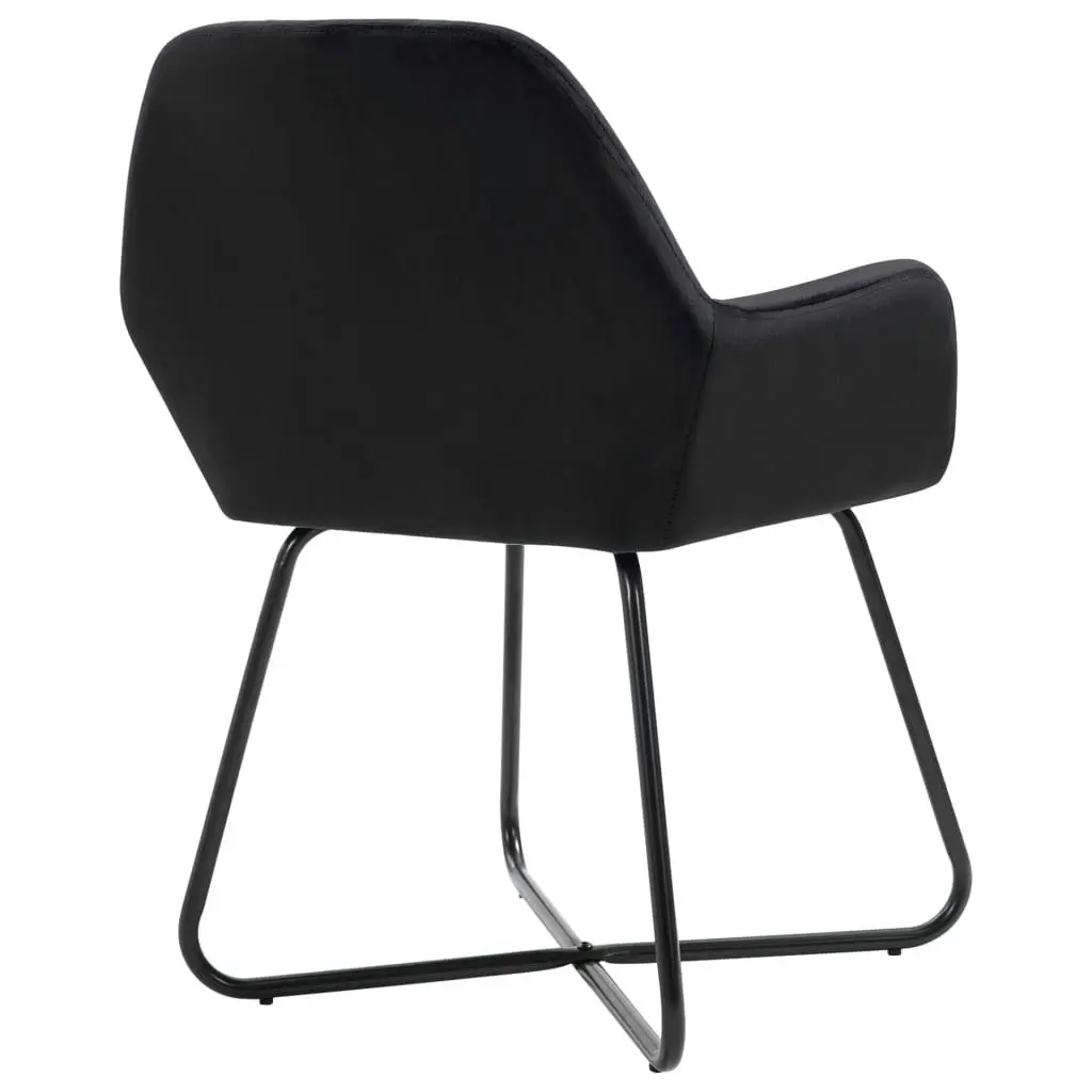 Dining Chairs 2 pcs Black Velvet 249805