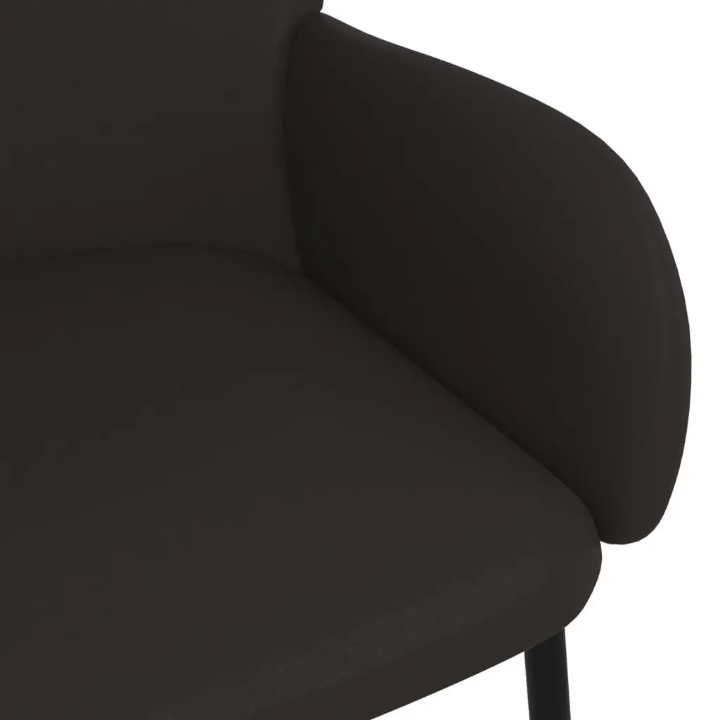 Dining Chairs 2 pcs Black Faux Leather 344761