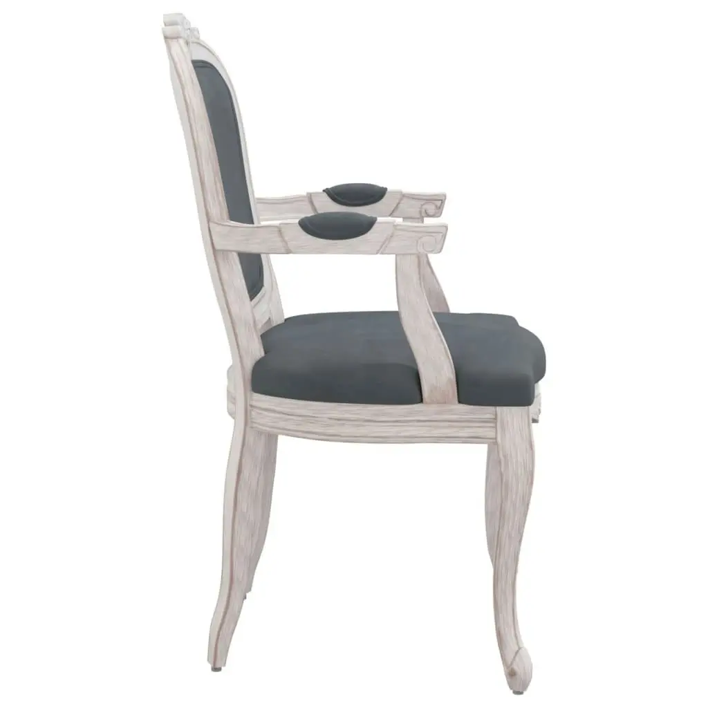 Dining Chairs 2 pcs Dark Grey 62x59.5x100.5 cm Velvet 344468