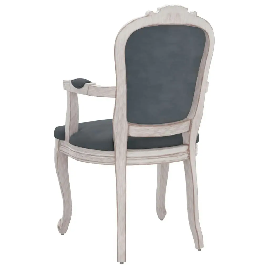 Dining Chairs 2 pcs Dark Grey 62x59.5x100.5 cm Velvet 344468