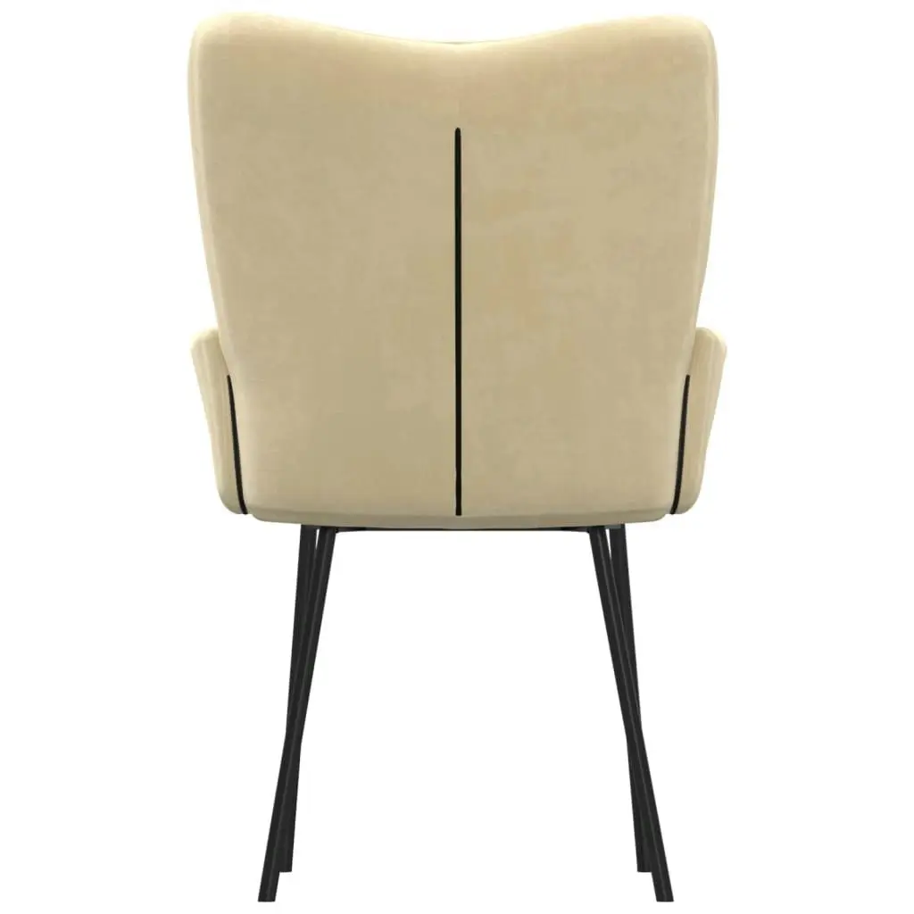 Dining Chairs 2 pcs Cream Velvet 344807