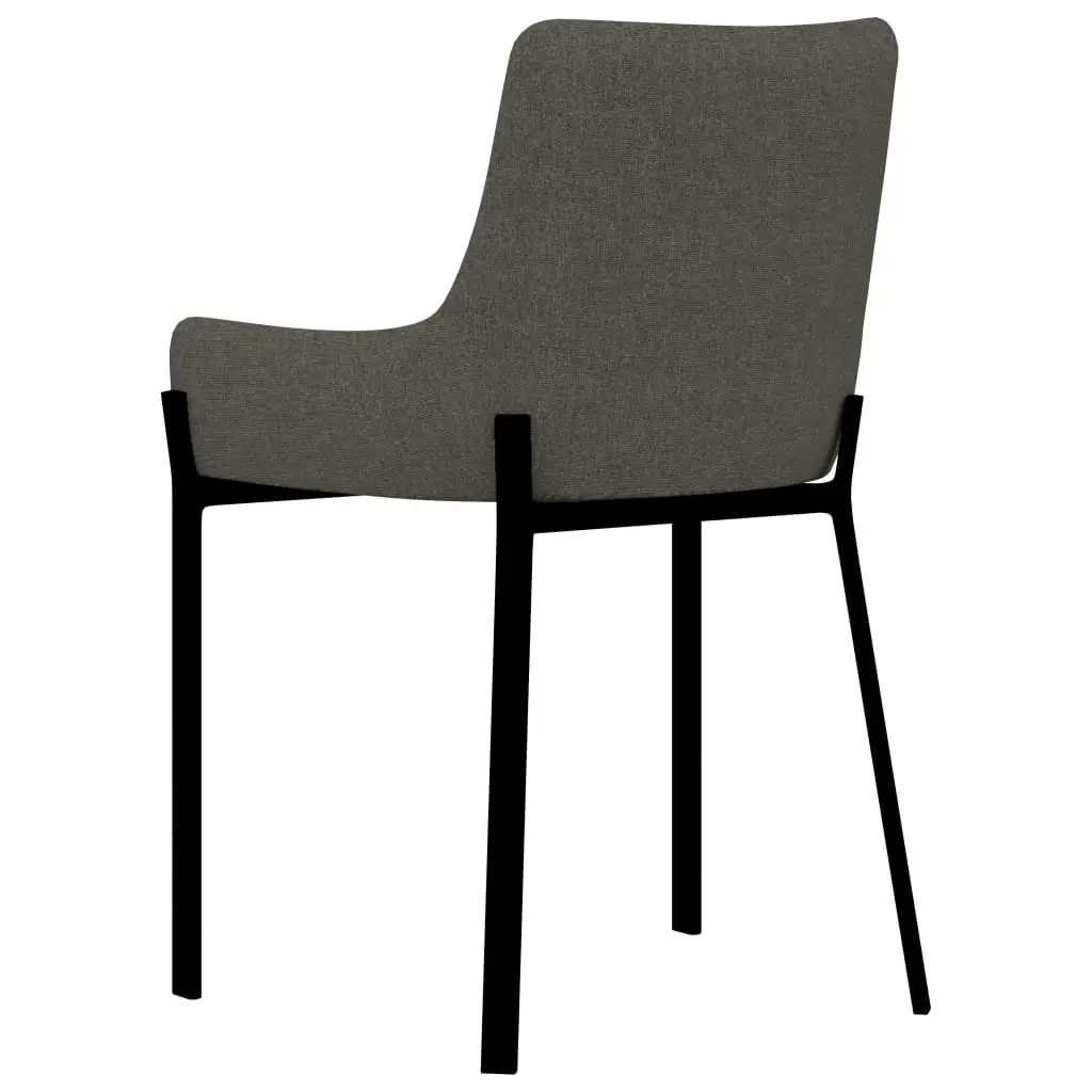 Dining Chairs 2 pcs Taupe Fabric 282598