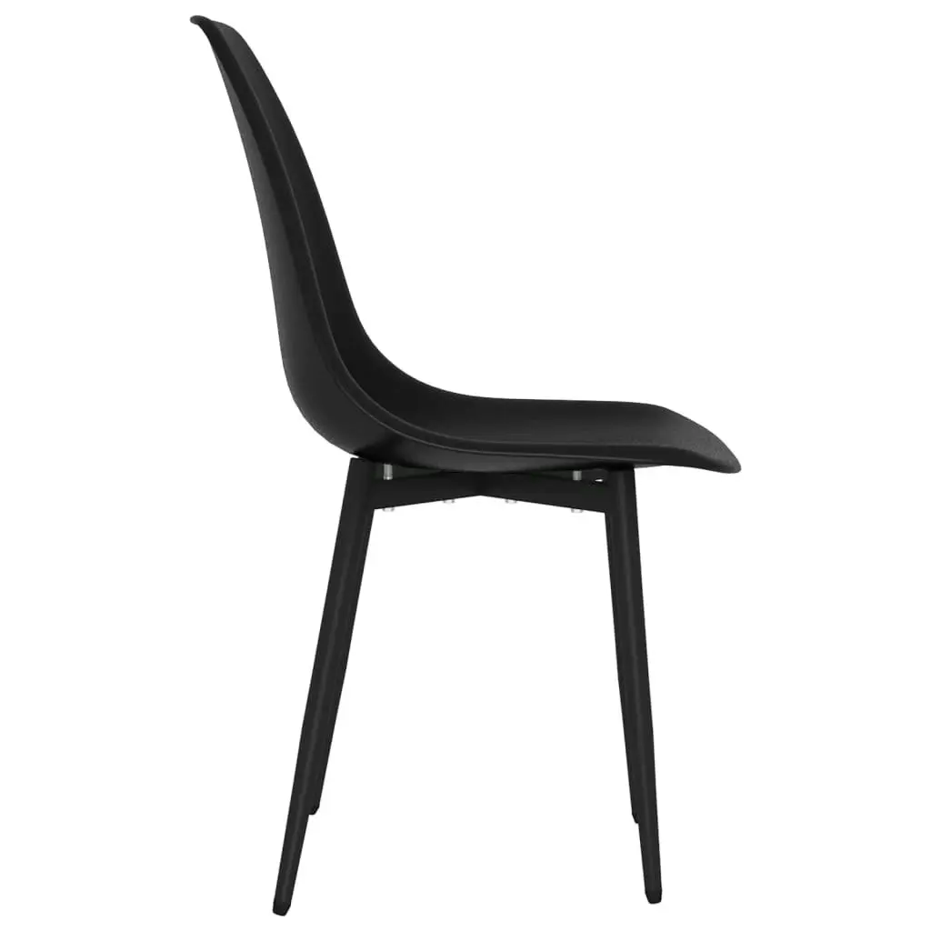 Dining Chairs 4 pcs Black PP 338045