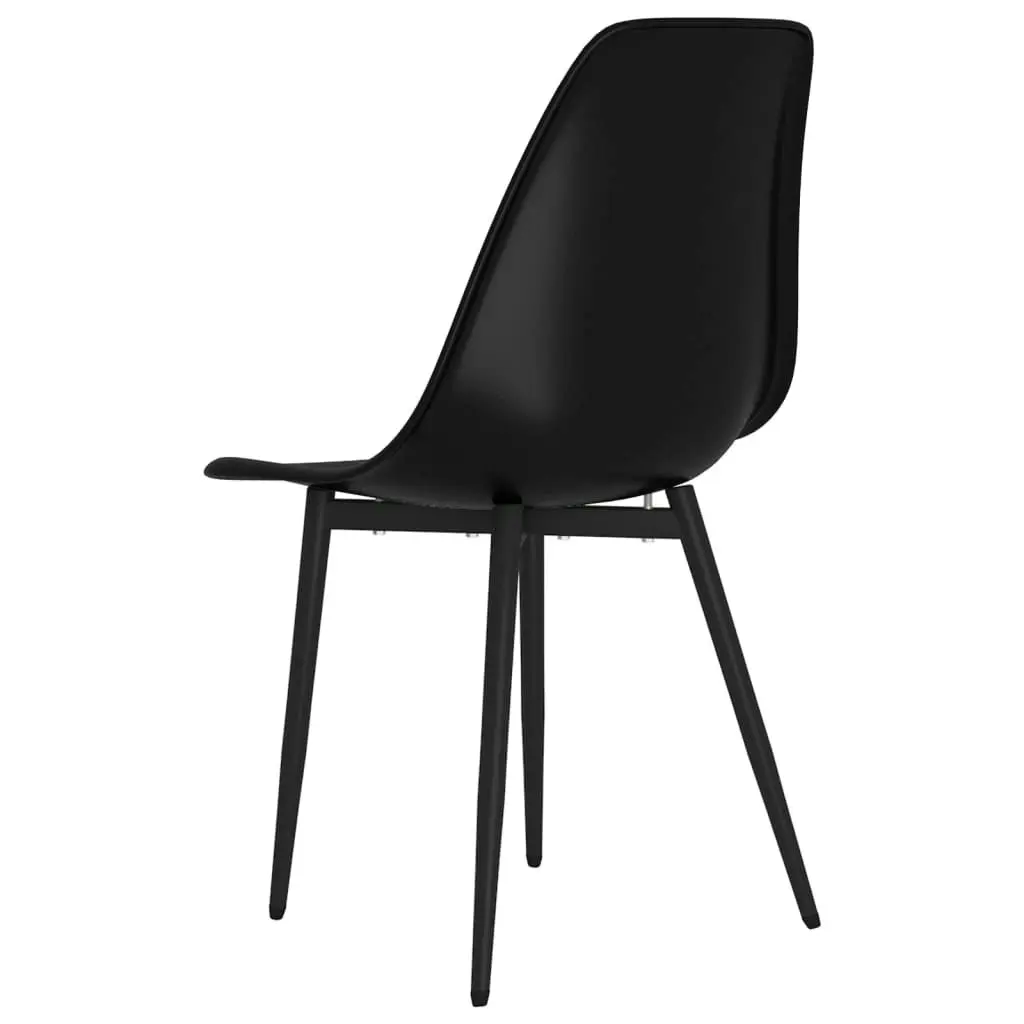 Dining Chairs 4 pcs Black PP 338045