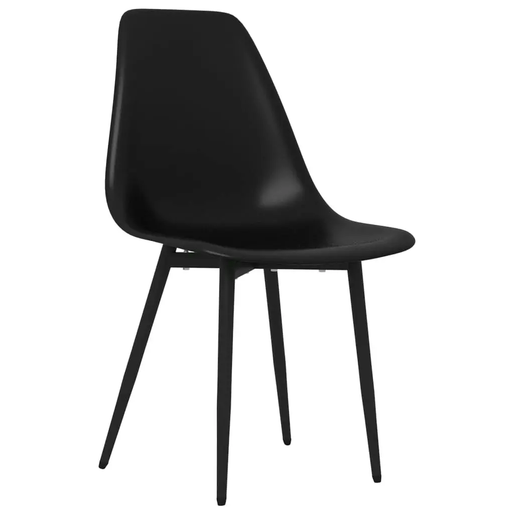 Dining Chairs 4 pcs Black PP 338045