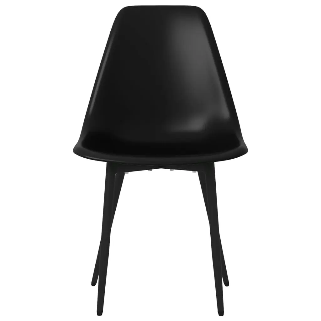 Dining Chairs 4 pcs Black PP 338045