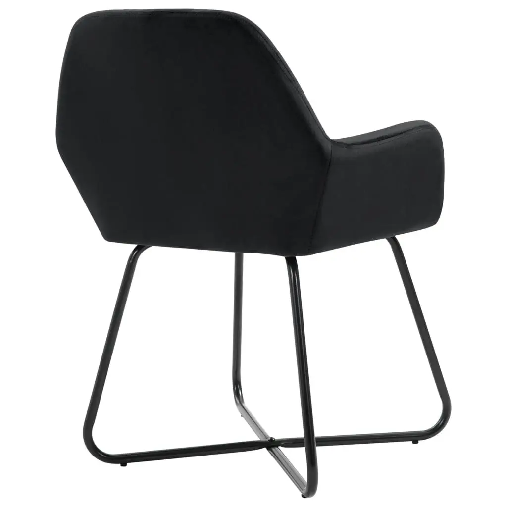 Dining Chairs 4 pcs Black Velvet 277011