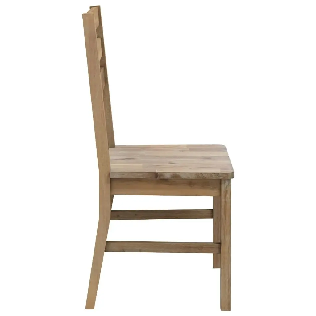 Dining Chairs 4 pcs Solid Acacia Wood 246006