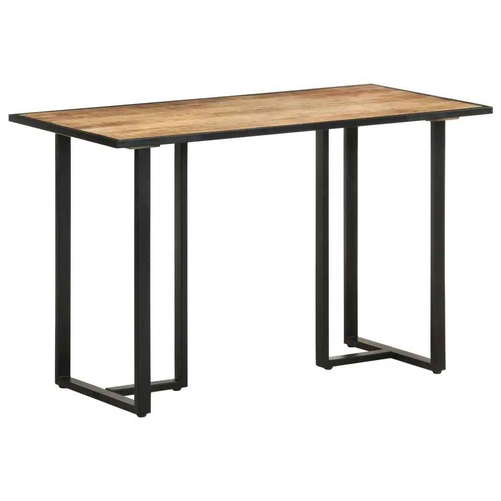 Dining Table 120 cm Rough Mango Wood 320689