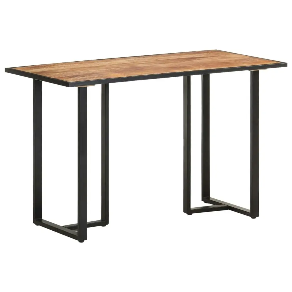 Dining Table 120 cm Rough Mango Wood 320689