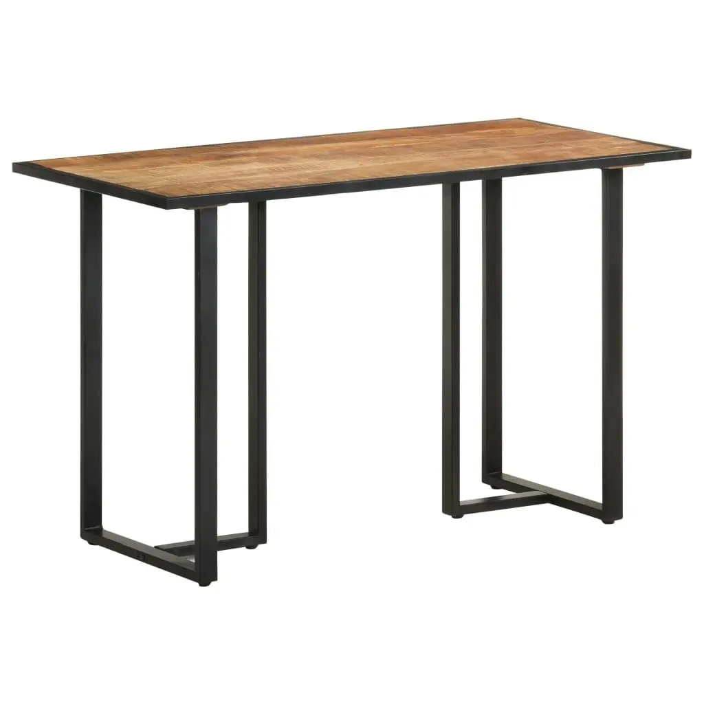 Dining Table 120 cm Rough Mango Wood 320689