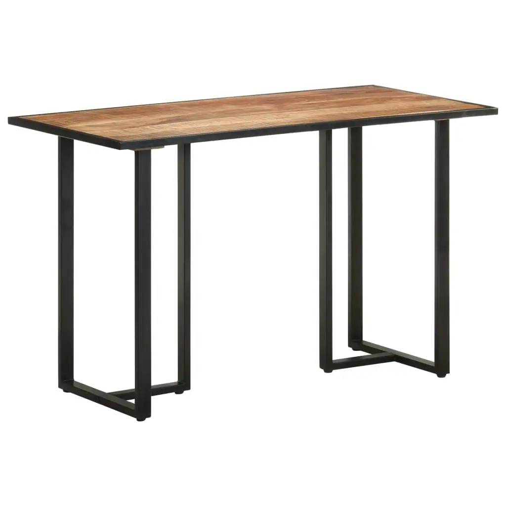 Dining Table 120 cm Rough Mango Wood 320689