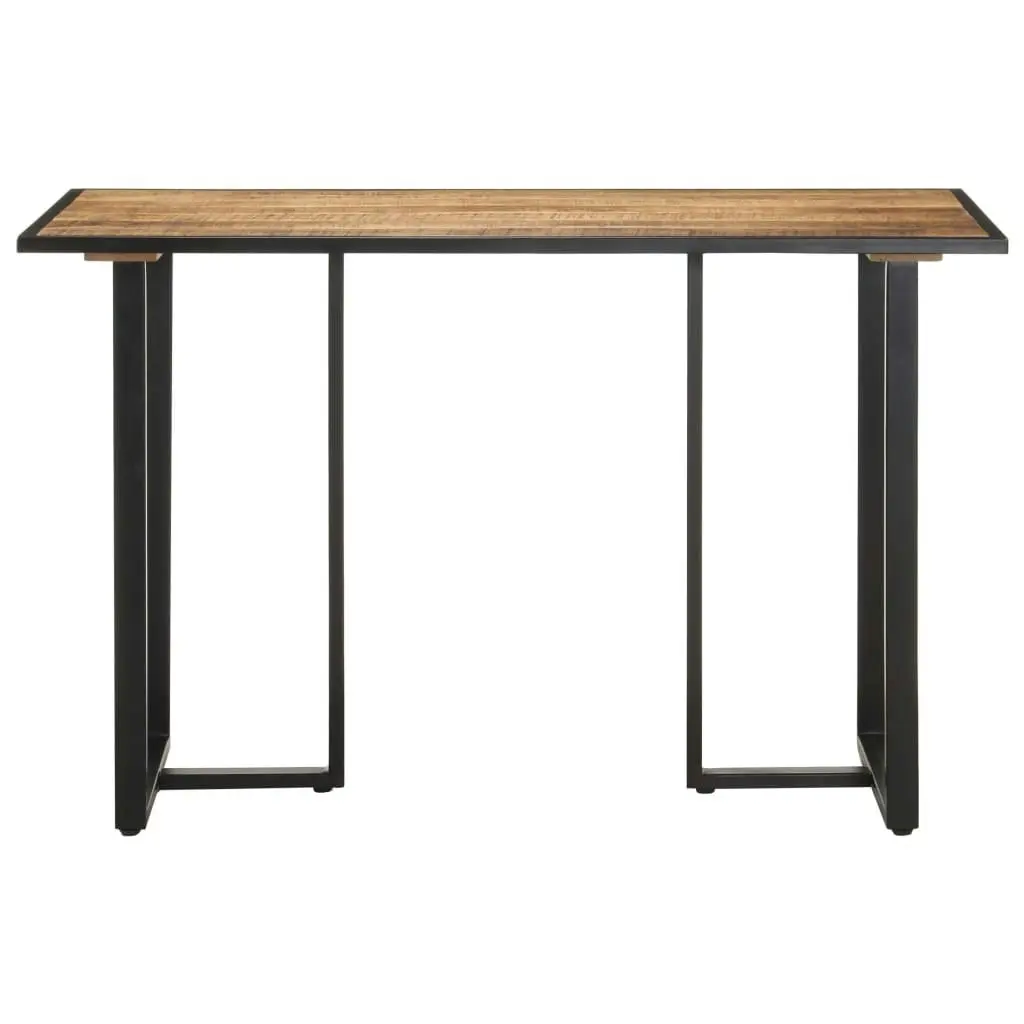 Dining Table 120 cm Rough Mango Wood 320689