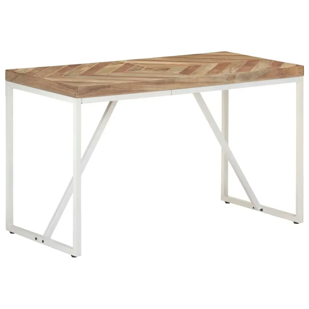 Dining Table 120x60x76 cm Solid Acacia and Mango Wood 323545