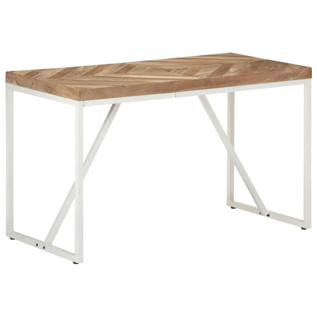 Dining Table 120x60x76 cm Solid Acacia and Mango Wood 323545