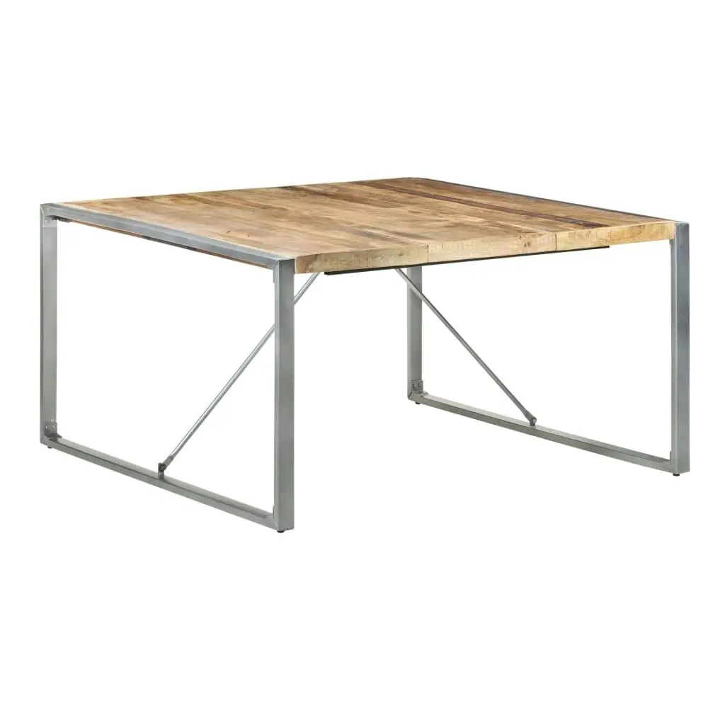 Dining Table 140x140x75 cm Solid Wood Mango 321575