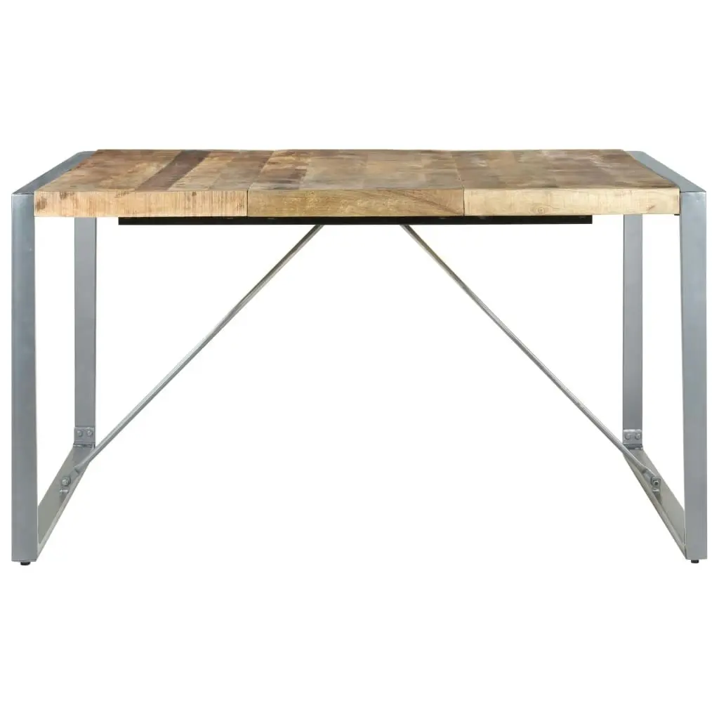 Dining Table 140x140x75 cm Solid Wood Mango 321575