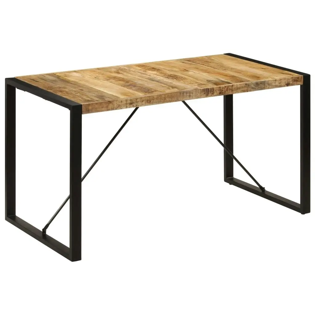 Dining Table 140x70x75 cm Solid Mango Wood 247420