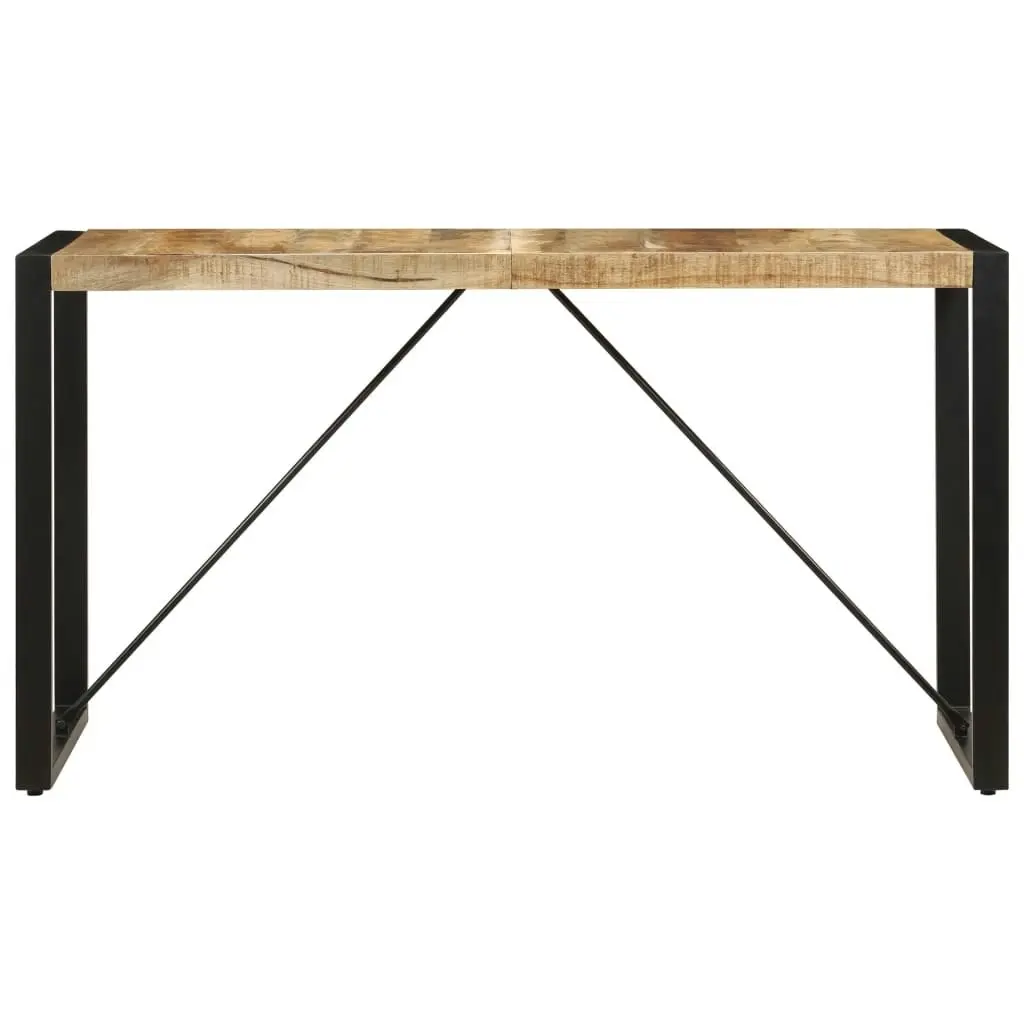 Dining Table 140x70x75 cm Solid Mango Wood 247420