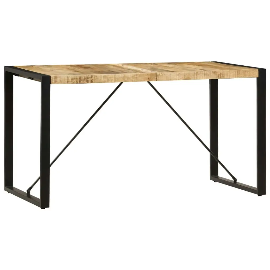 Dining Table 140x70x75 cm Solid Mango Wood 247420