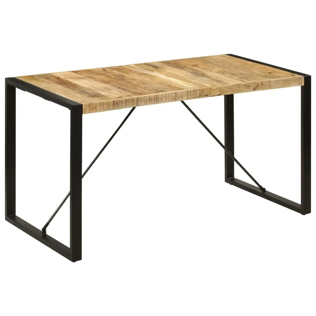 Dining Table 140x70x75 cm Solid Mango Wood 247420