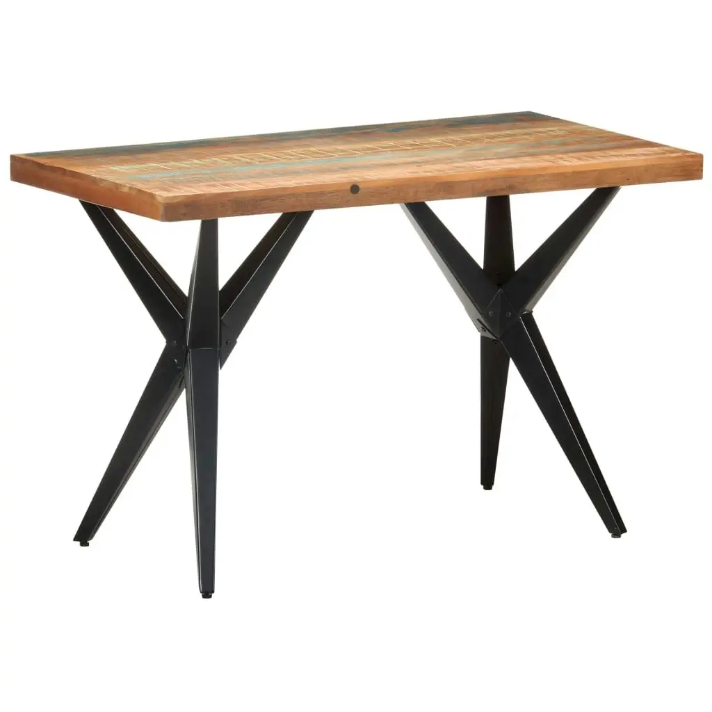 Dining Table 120x60x76 cm Solid Reclaimed Wood 323561