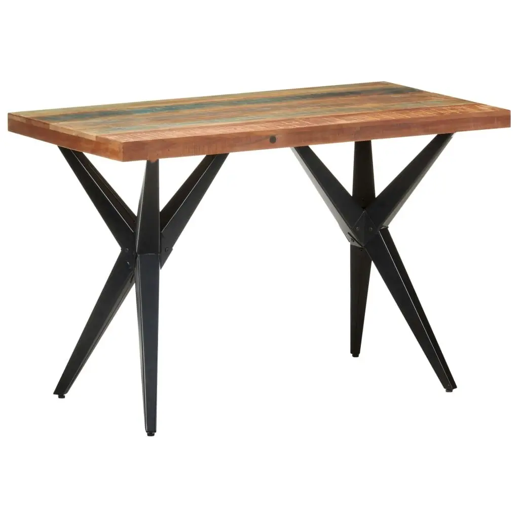 Dining Table 120x60x76 cm Solid Reclaimed Wood 323561