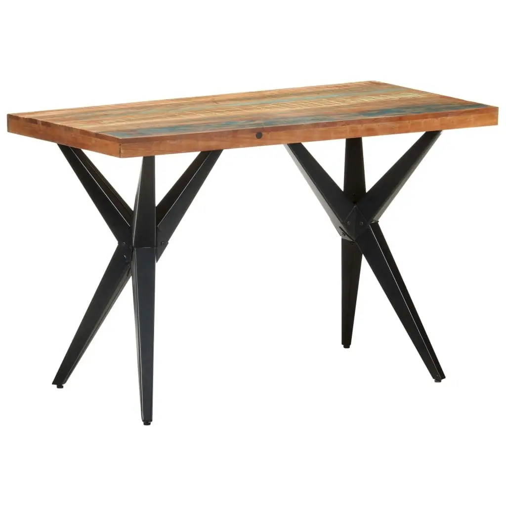 Dining Table 120x60x76 cm Solid Reclaimed Wood 323561