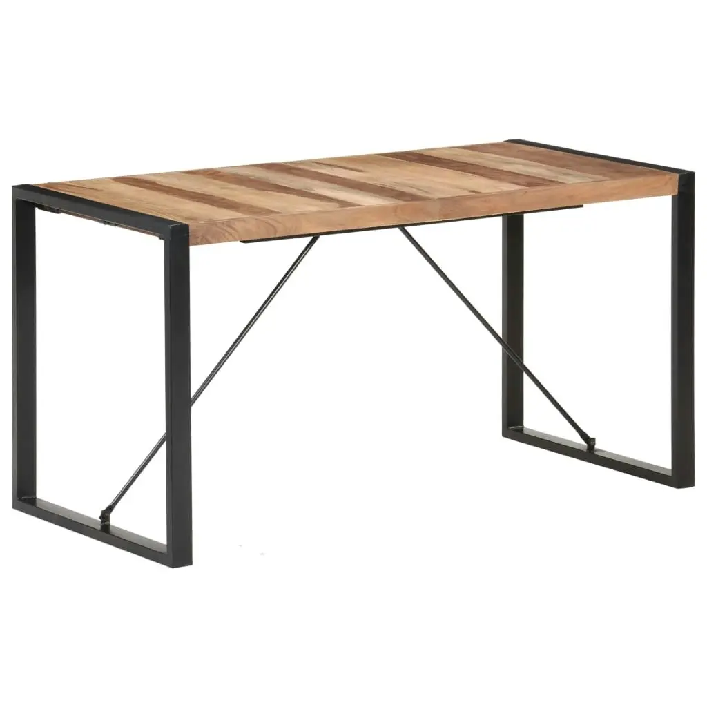 Dining Table 140x70x75 cm Solid Wood with Sheesham Finish 321540