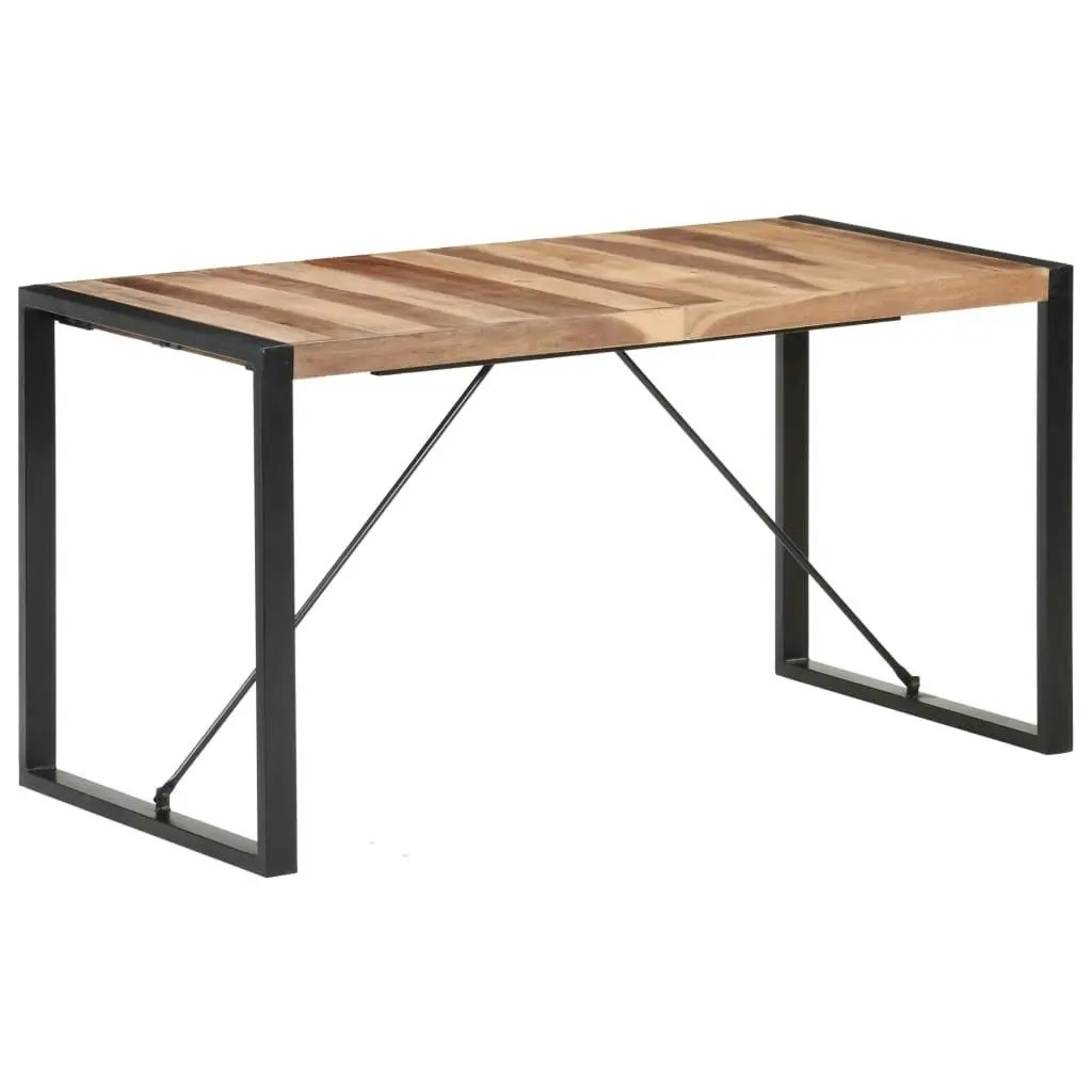 Dining Table 140x70x75 cm Solid Wood with Sheesham Finish 321540