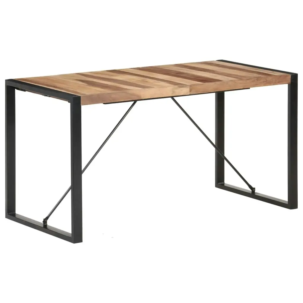 Dining Table 140x70x75 cm Solid Wood with Sheesham Finish 321540