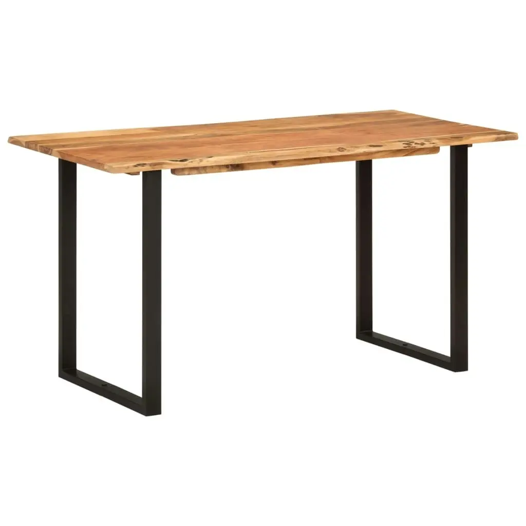 Dining Table 140x70x76 cm Solid Acacia Wood 286474