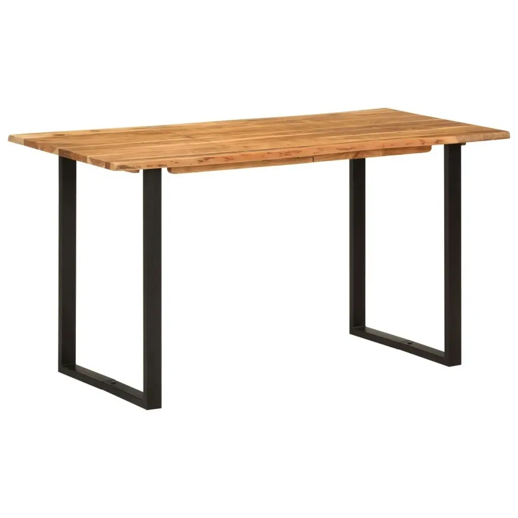 Dining Table 140x70x76 cm Solid Acacia Wood 286474