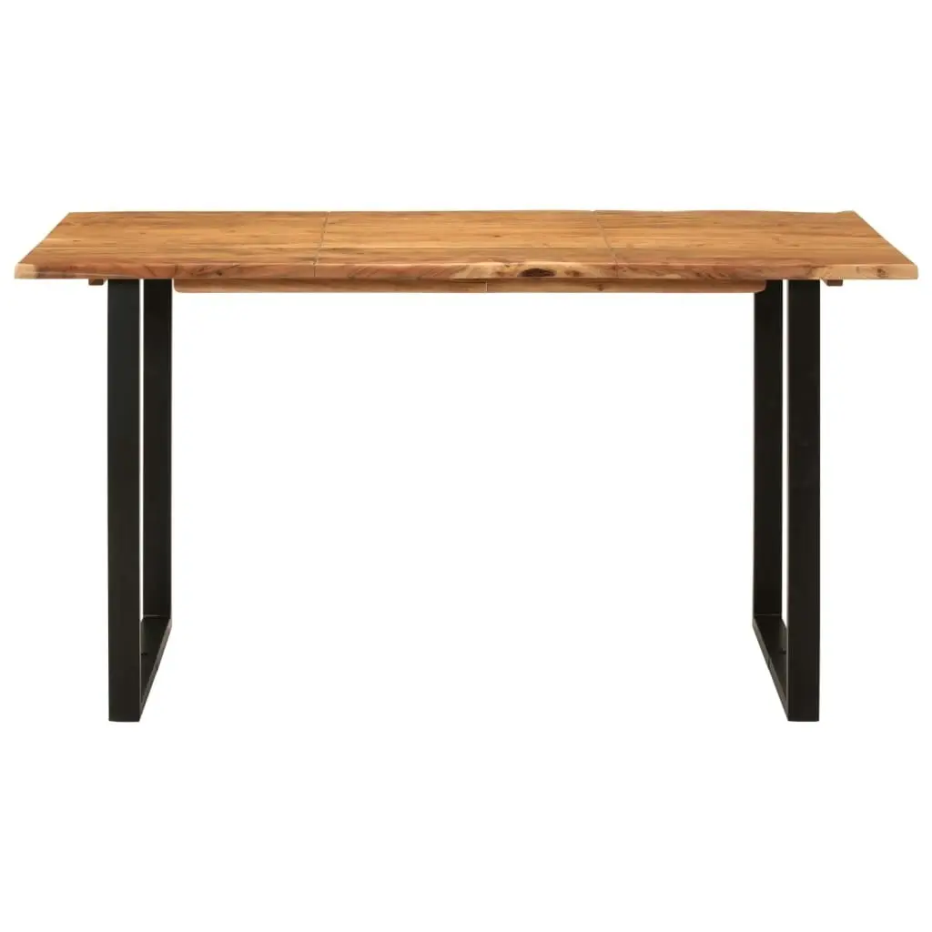 Dining Table 140x70x76 cm Solid Acacia Wood 286474