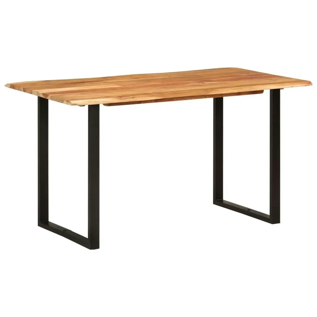 Dining Table 140x70x76 cm Solid Acacia Wood 286474