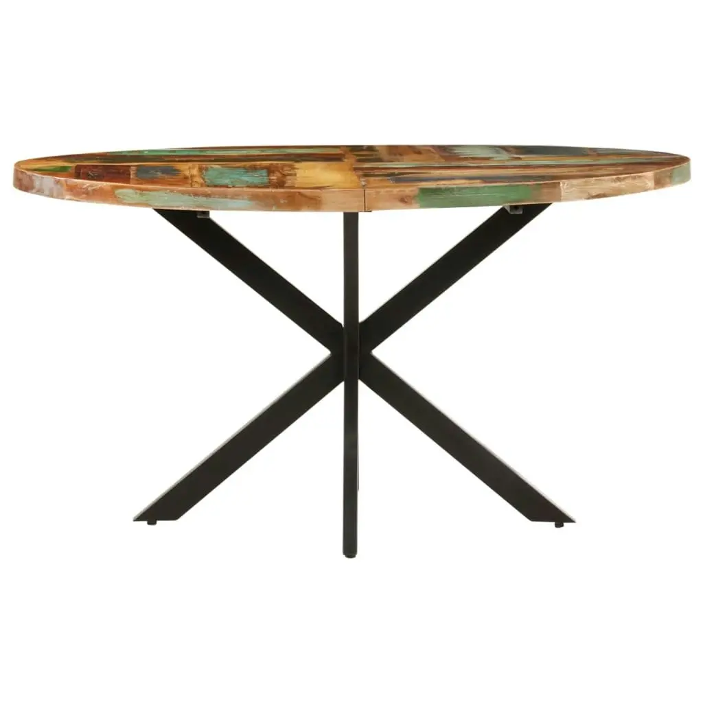 Dining Table 140x80x75 cm Solid Reclaimed Wood 321670