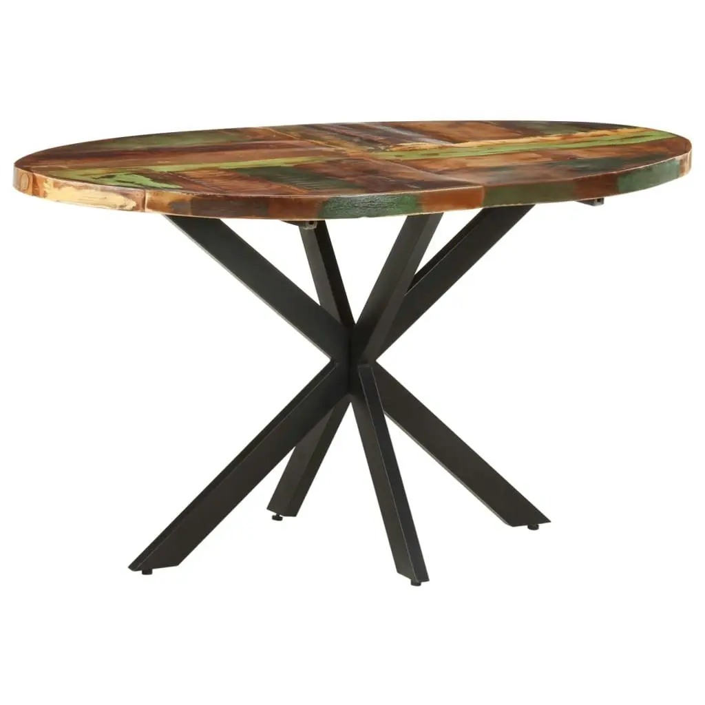 Dining Table 140x80x75 cm Solid Reclaimed Wood 321670