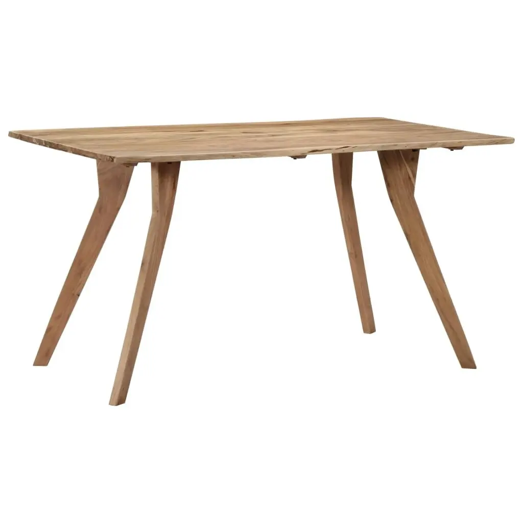 Dining Table 140x80x76 cm Solid Acacia Wood 247977