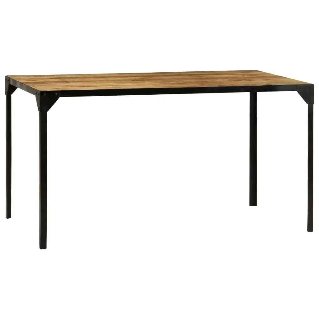 Dining Table 140x80x76 cm Solid Mango Wood 246629