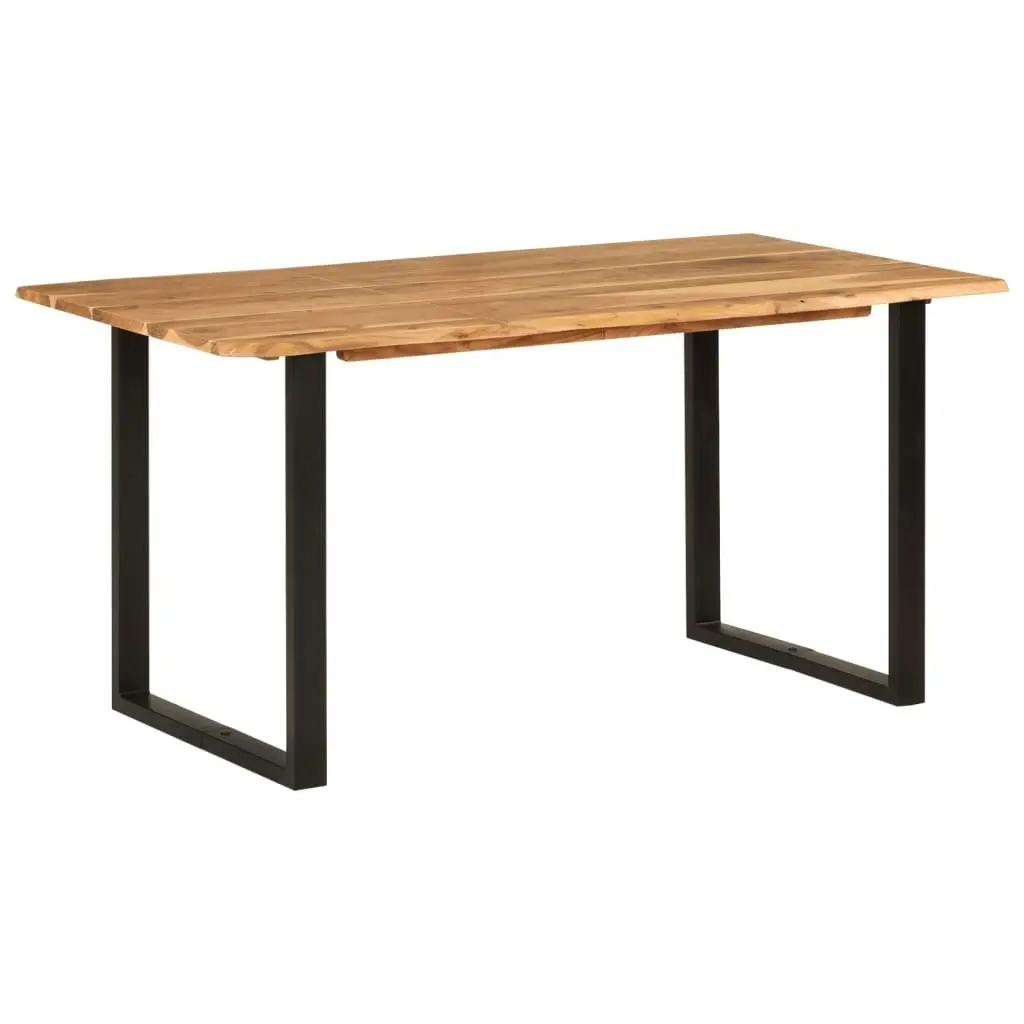 Dining Table 154x80x76 cm Solid Acacia Wood 286473