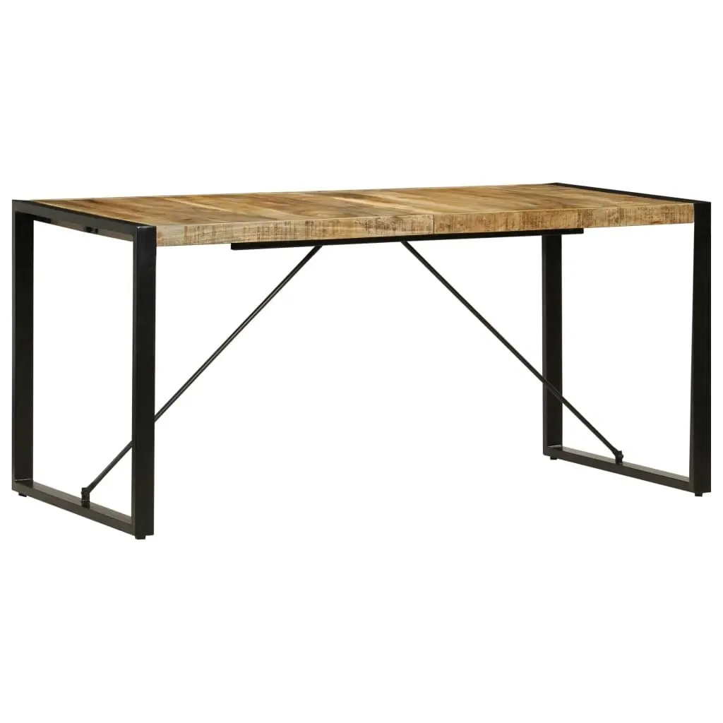 Dining Table 160x80x75 cm Solid Mango Wood 247417