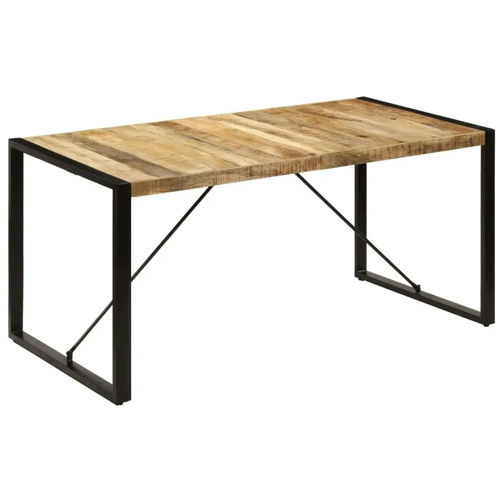 Dining Table 160x80x75 cm Solid Mango Wood 247417