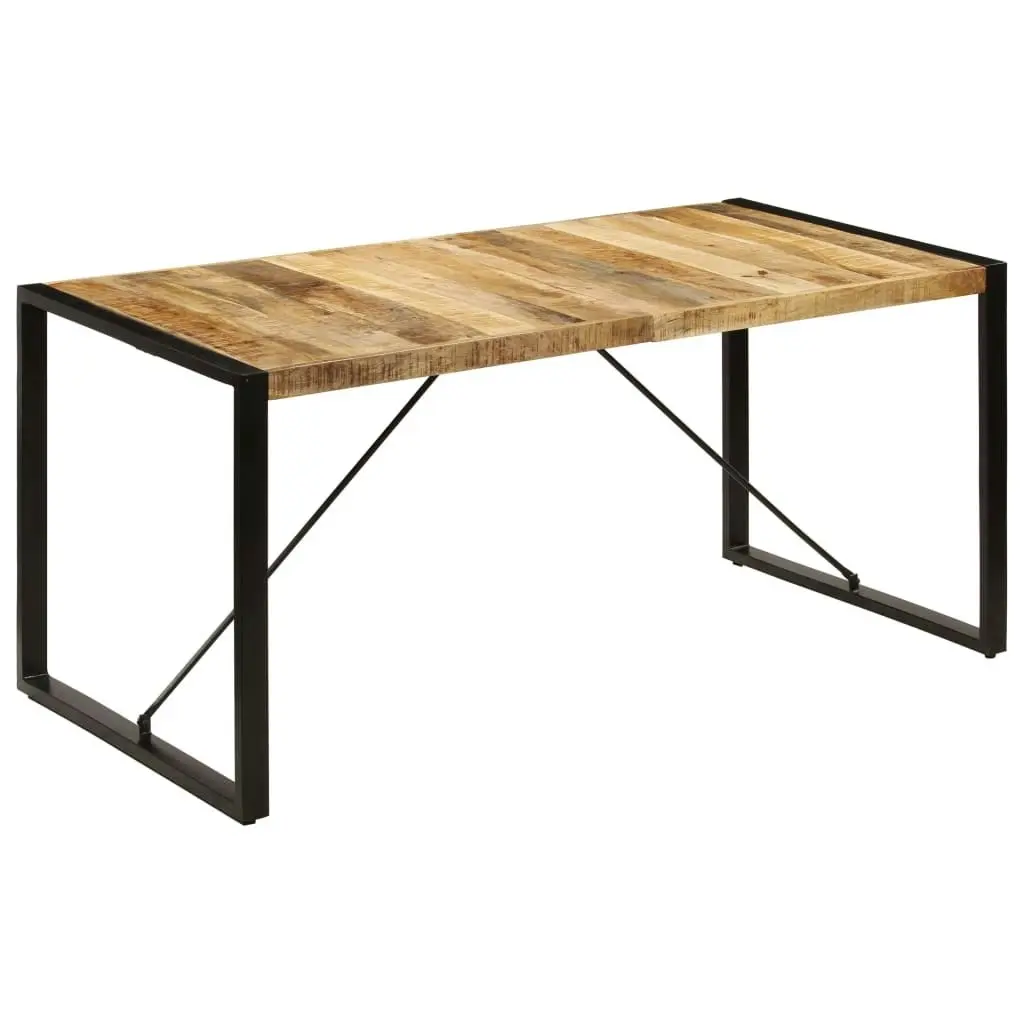 Dining Table 160x80x75 cm Solid Mango Wood 247417