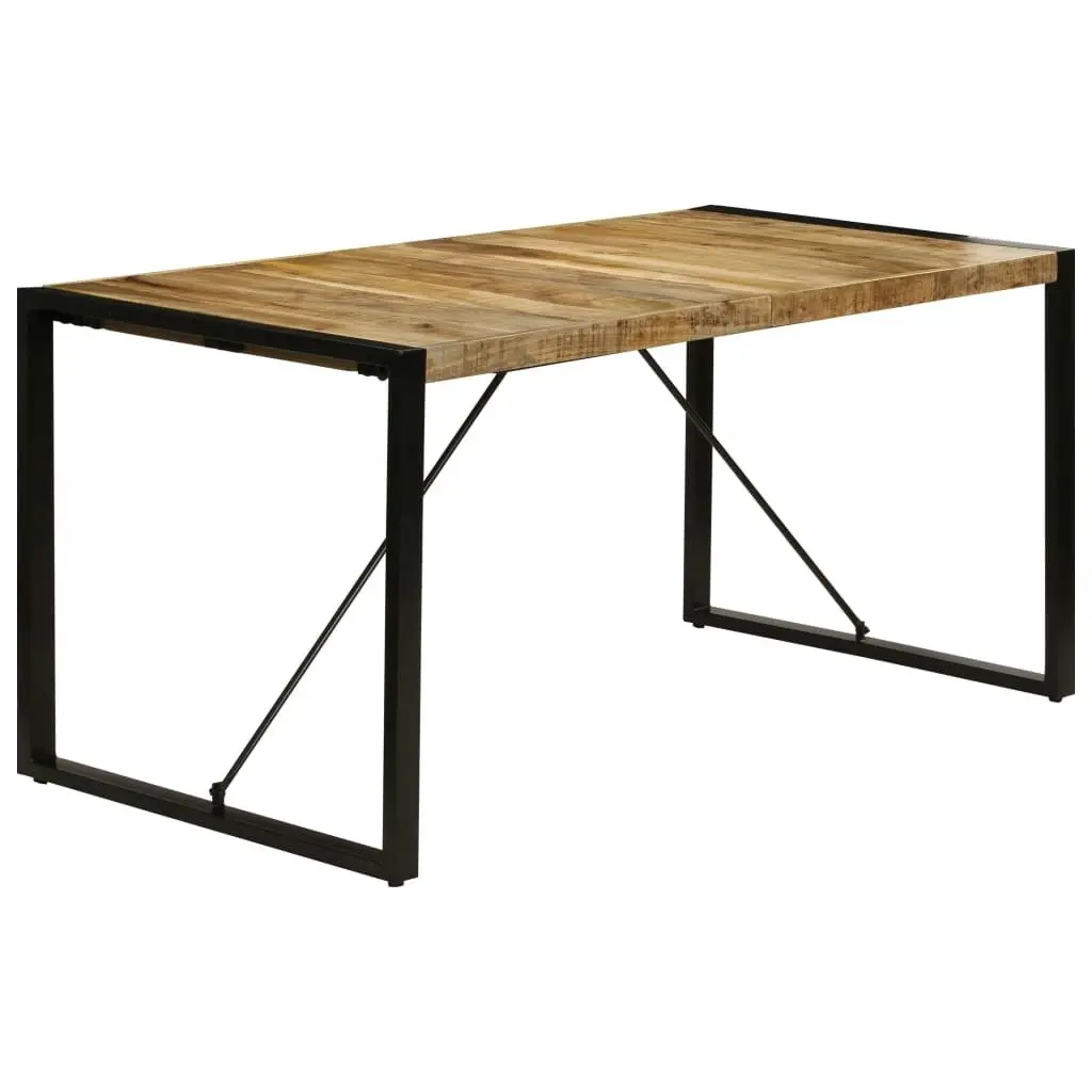 Dining Table 160x80x75 cm Solid Mango Wood 247417