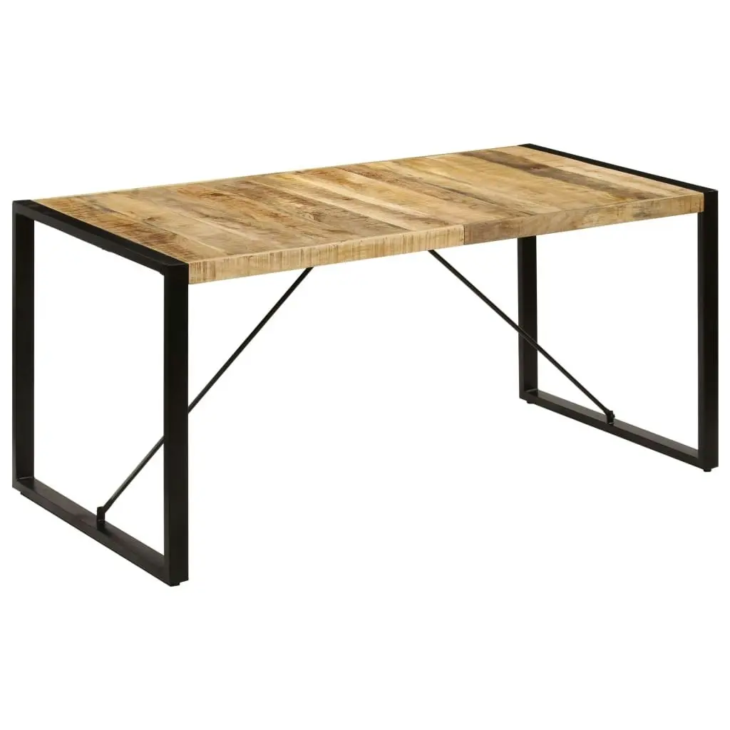 Dining Table 160x80x75 cm Solid Mango Wood 247417